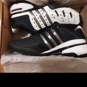 ADIDAS BARRICADE 5 TORSION - Black/White Size: 10